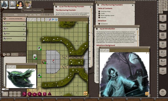 скриншот Fantasy Grounds - 5E: The Murmuring Fountain 0