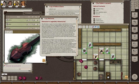 скриншот Fantasy Grounds - 5E: The Fiddler's Lament 0