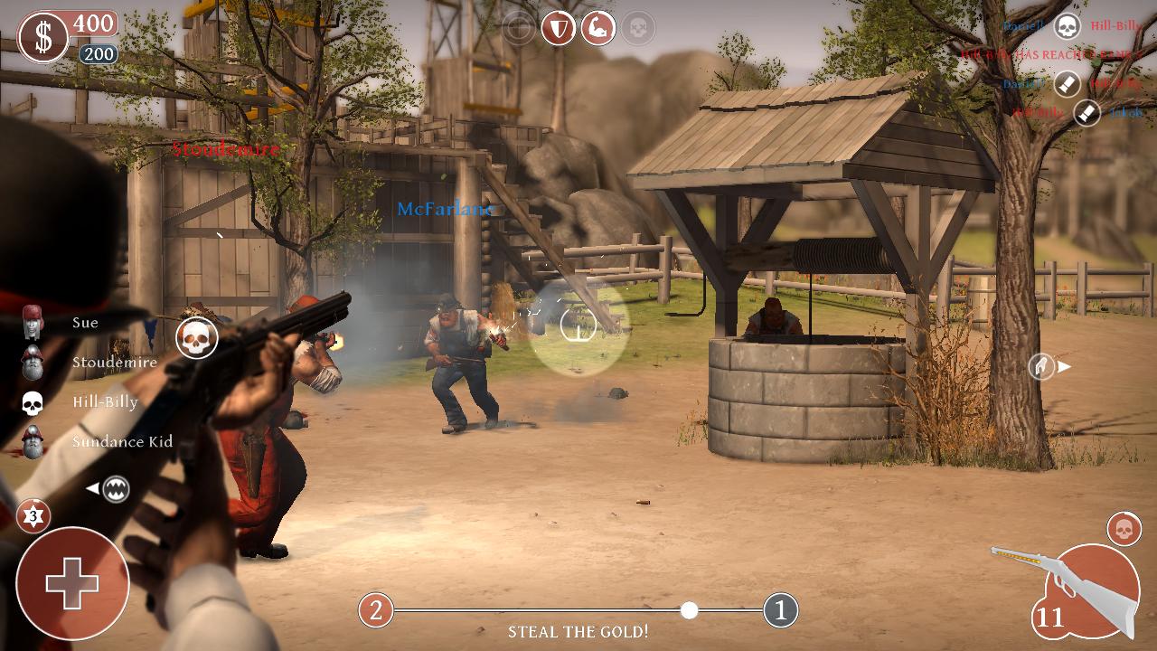 Baixe o jogo multiplayer Lead and Gold: Gangs of the Wild West de