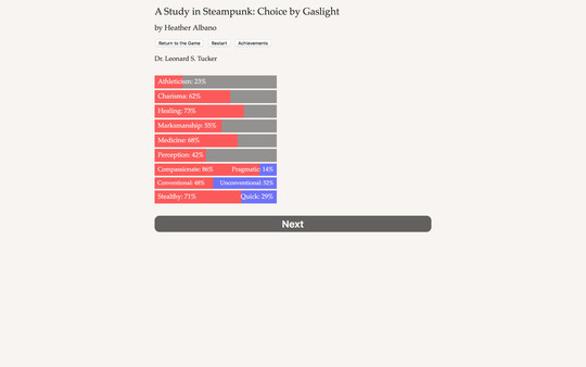скриншот A Study in Steampunk: Choice by Gaslight 4