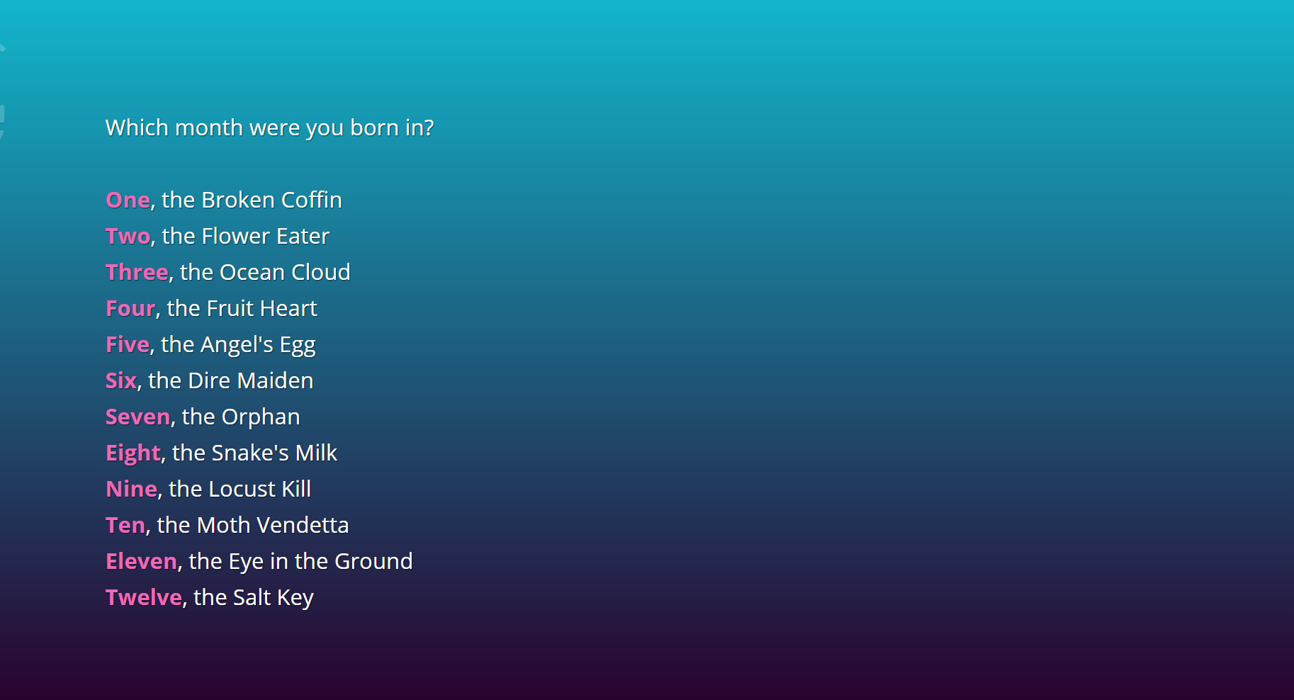 Eczema Angel Orifice #3