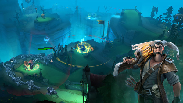 скриншот Hero Defense - Haunted Island 0