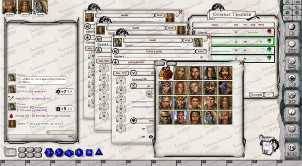 скриншот Fantasy Grounds - Baldur's Gate II Portrait Pack 0