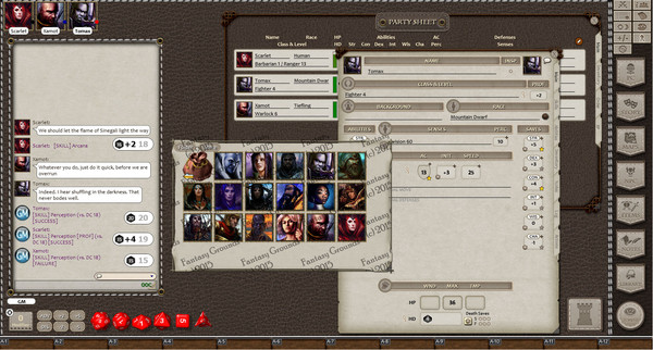 скриншот Fantasy Grounds - Baldur's Gate Enhanced Portrait Pack 0
