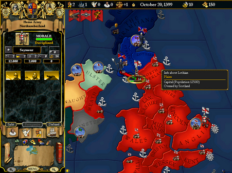 скриншот For The Glory: A Europa Universalis Game 1