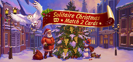 Solitaire Christmas. Match 2 Cards header image