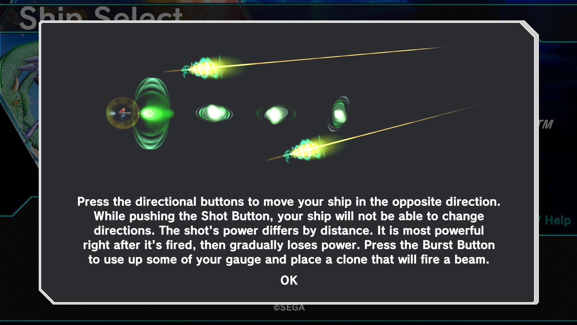 DARIUSBURST Chronicle Saviours - Space Harrier screenshot thumbnail screenshot 2