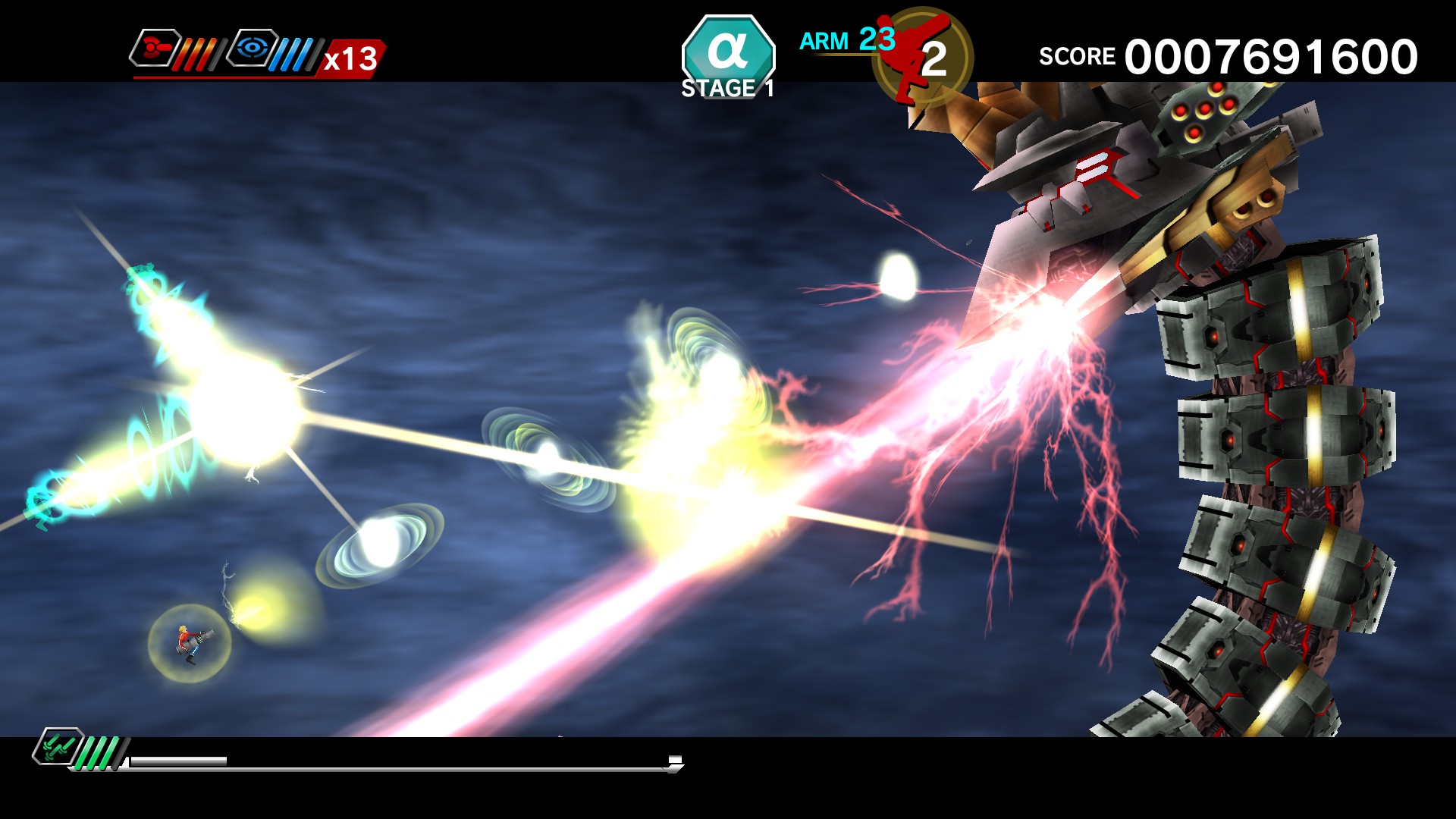 DARIUSBURST Chronicle Saviours - Space Harrier screenshot screenshot 1