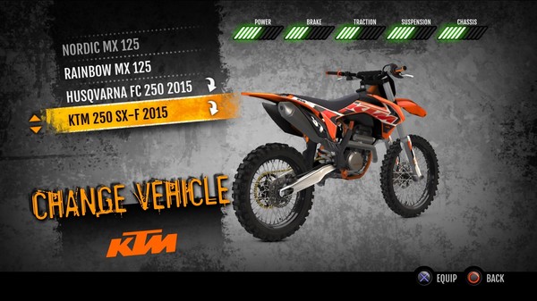 скриншот MX vs. ATV Supercross Encore - 2015 KTM 250 SX-F MX 1