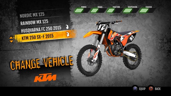 MX vs. ATV Supercross Encore - 2015 KTM 250 SX-F MX for steam MX vs. ATV Supercross Encore - 2015 KTM 250 SX-F MX for steam