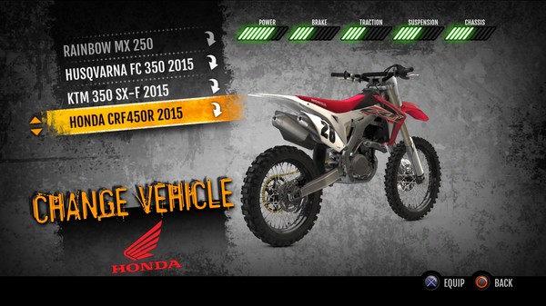 скриншот MX vs. ATV Supercross Encore - 2015 Honda CRF450R MX 1