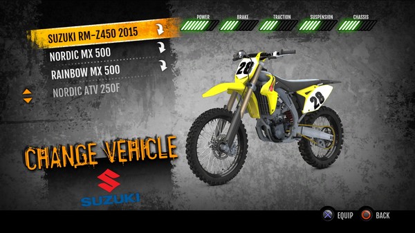 MX vs. ATV Supercross Encore - 2015 Suzuki RMZ450 MX for steam MX vs. ATV Supercross Encore - 2015 Suzuki RMZ450 MX for steam