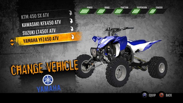 MX vs. ATV Supercross Encore - Yamaha YFZ450 ATV MX vs. ATV Supercross Encore - Yamaha YFZ450 ATV