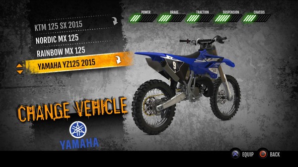 MX vs. ATV Supercross Encore - 2015 Yamaha YZ125 MX MX vs. ATV Supercross Encore - 2015 Yamaha YZ125 MX