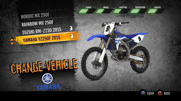 скриншот MX vs. ATV Supercross Encore - 2015 Yamaha YZ250F MX 1
