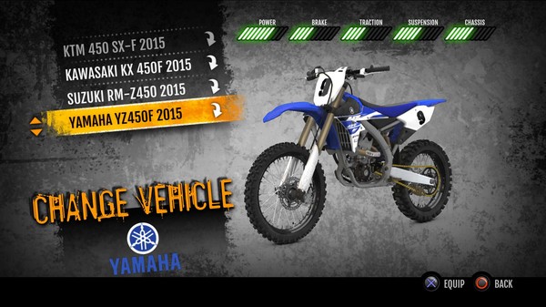 MX vs. ATV Supercross Encore - 2015 Yamaha YZ450F MX MX vs. ATV Supercross Encore - 2015 Yamaha YZ450F MX