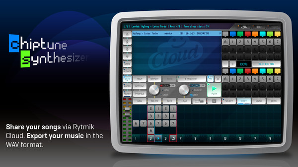 скриншот Rytmik Lite Chiptune Synthesizer 4
