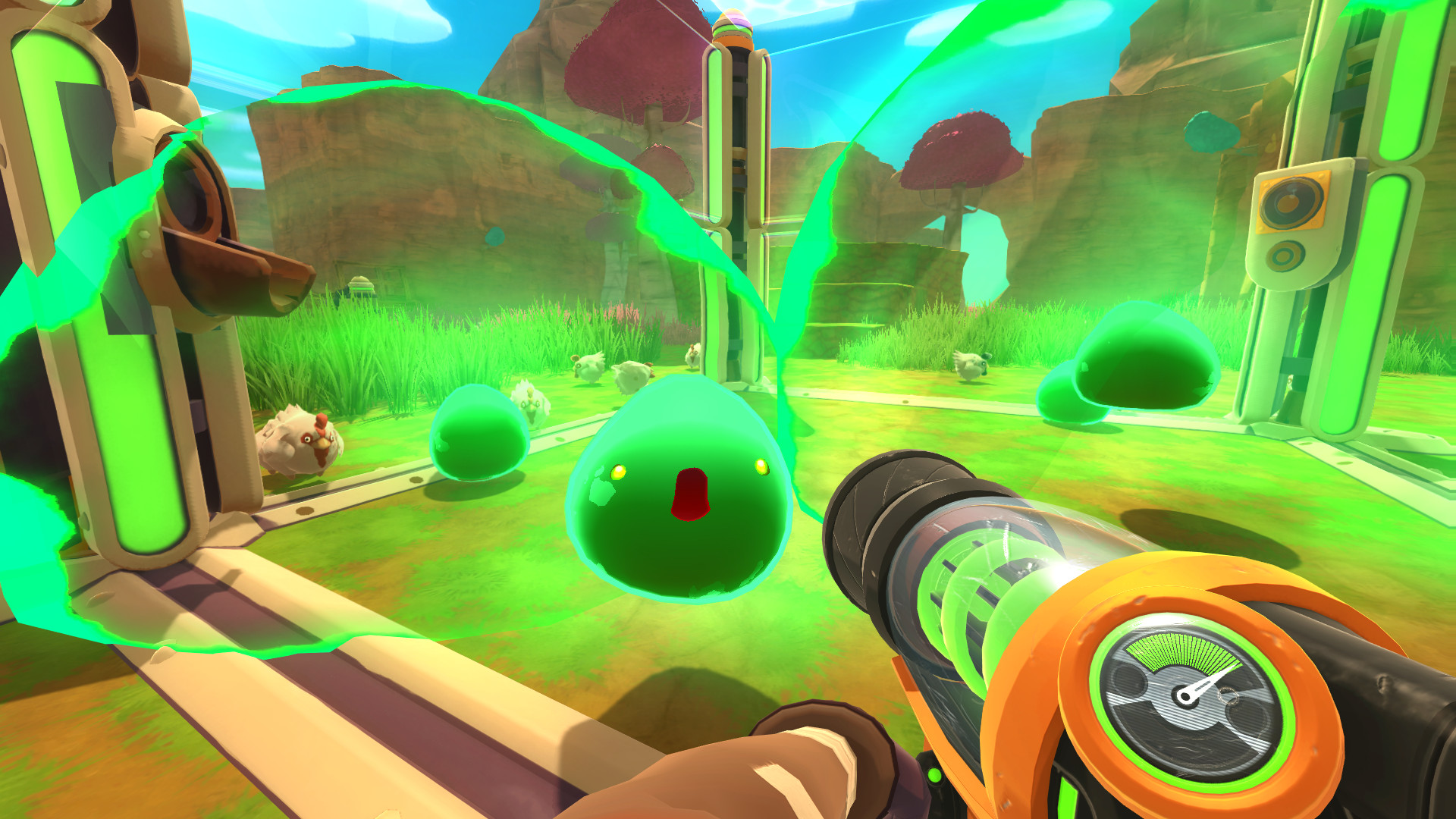 Слайм ранчер фото. Slime Rancher игра. Игра СЛАЙМ рейнджер. СЛАЙМ ранчер ферма. Игра СЛАЙМЫ ранчер.