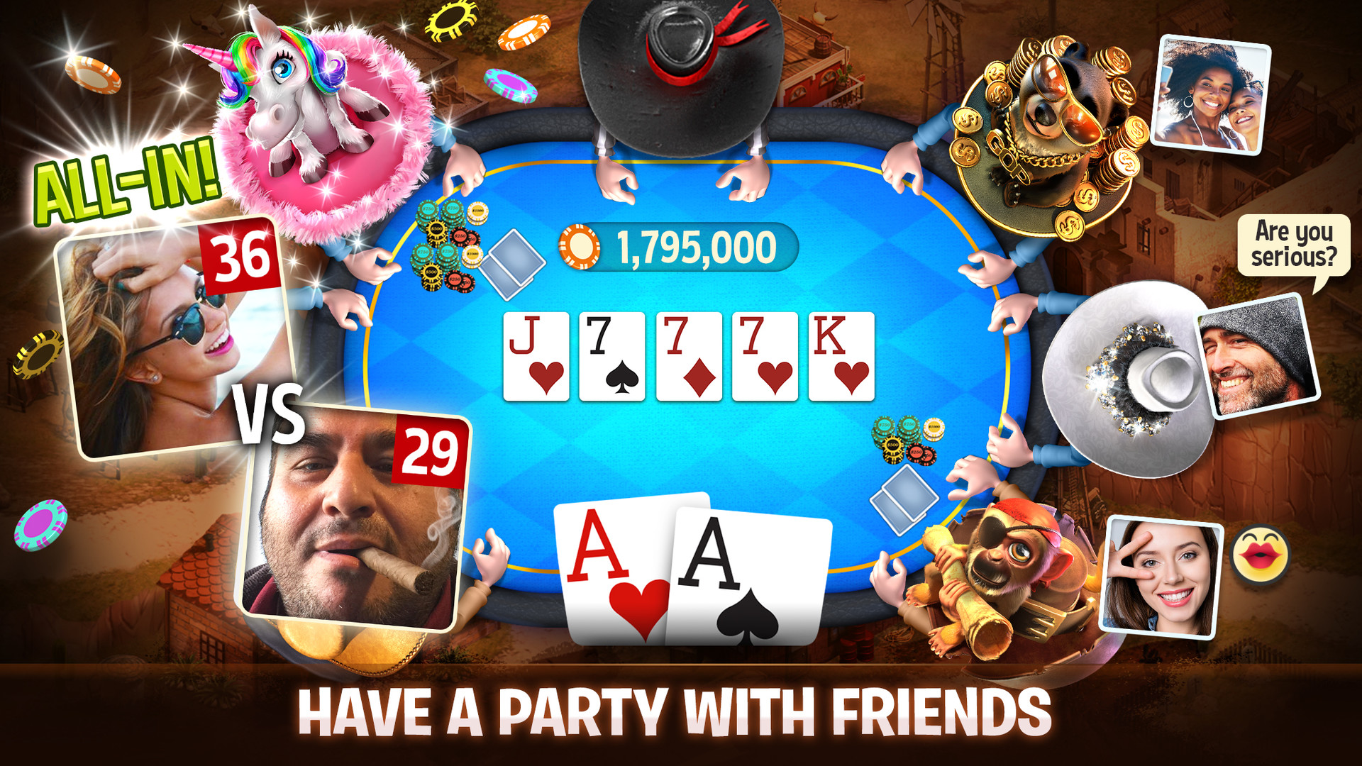 Governor of Poker 3 Free - Online Game - Play for Free