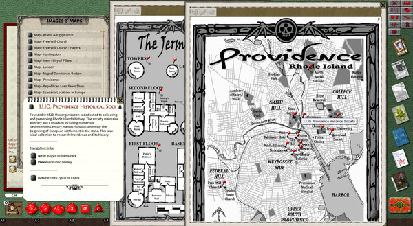 скриншот Fantasy Grounds - Call of Cthulhu: The House of R'lyeh 0