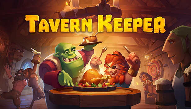Imagen de la cápsula de "Tavern Keeper 🍻" que utilizó RoboStreamer para las transmisiones en Steam