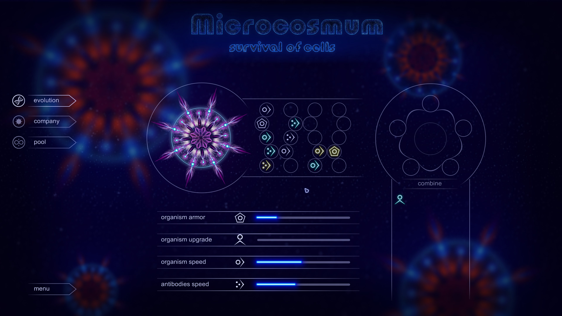 Microcosmum: survival of cells - Colors for organisms screenshot screenshot 5
