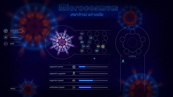 скриншот Microcosmum: survival of cells - Colors for organisms 5