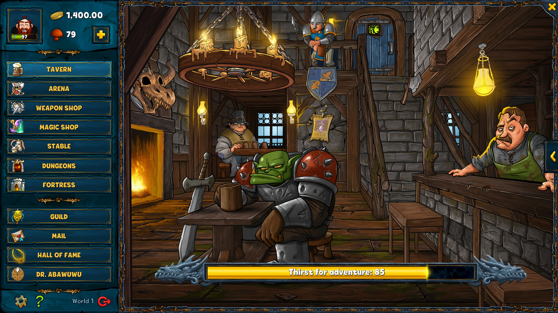 Shakes and Fidget screenshot 1