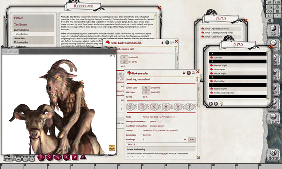 скриншот Fantasy Grounds - 5E: Beasts of Legend - Coldwood Codex 0