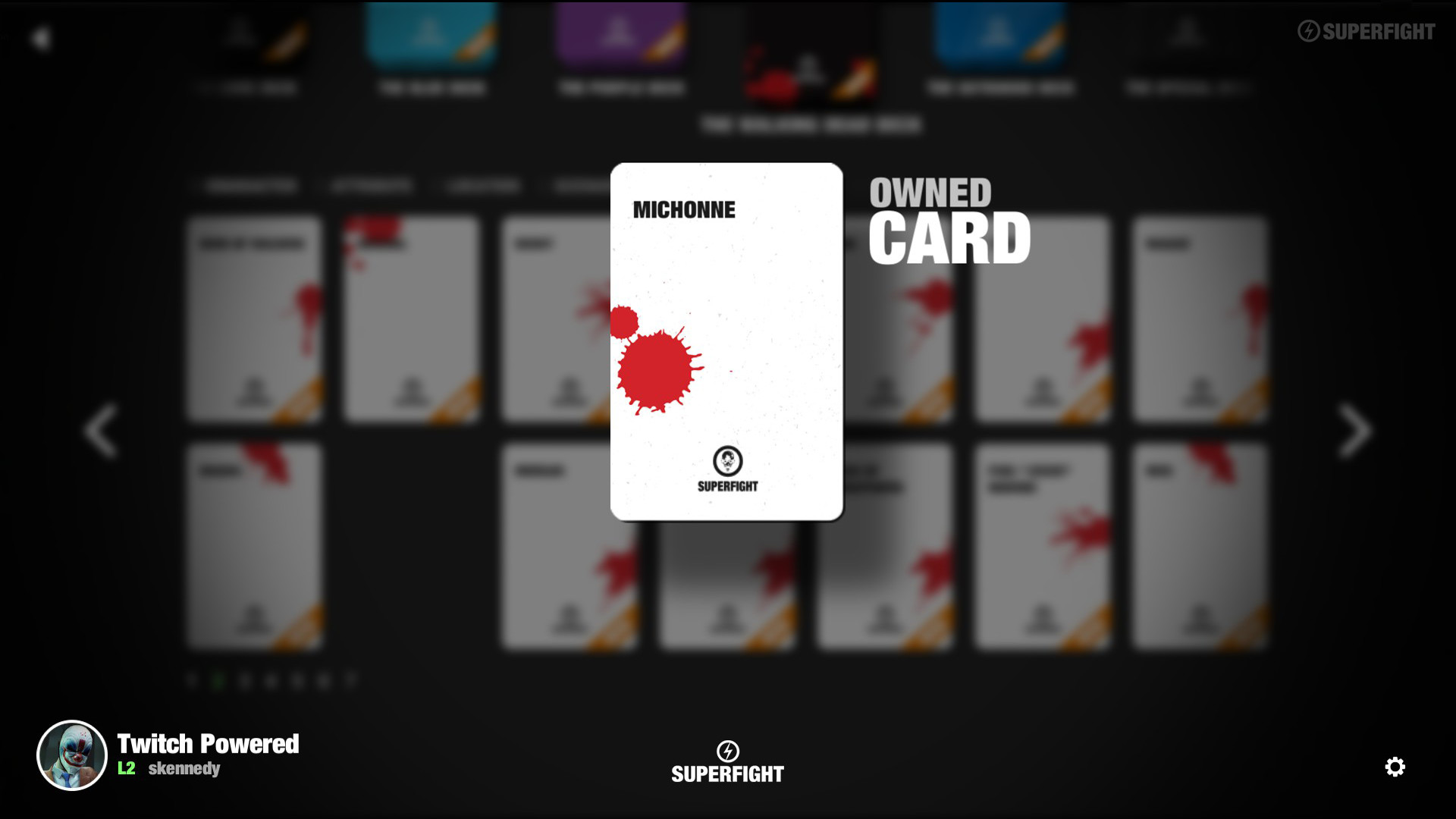 SUPERFIGHT - The Walking Dead Deck Featured Screenshot #1