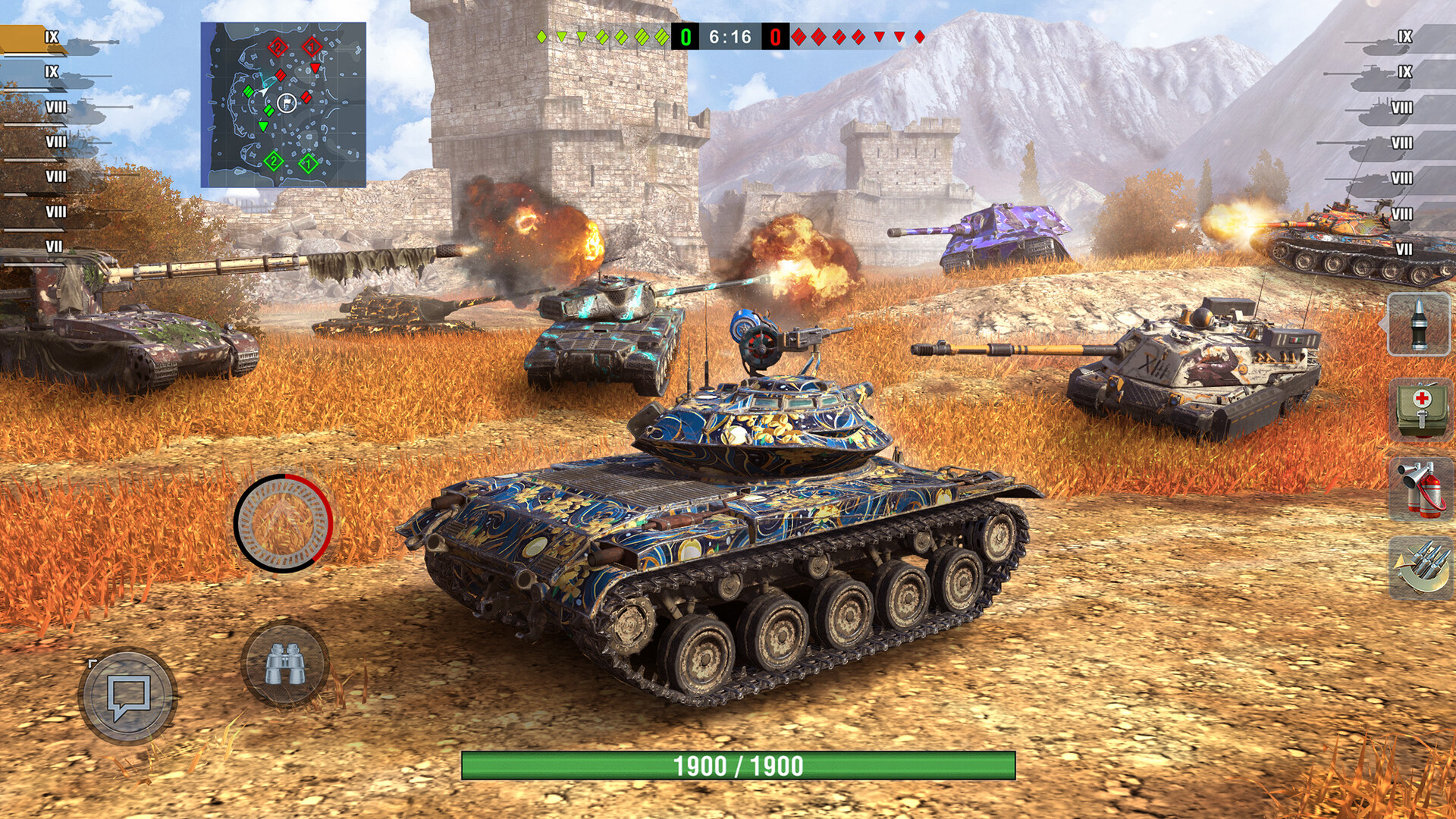 Игра tanks blitz pvp битвы