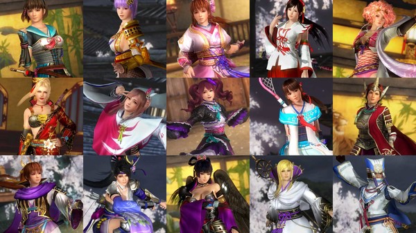 скриншот DOA5LR Samurai Warriors Mashup Set 0