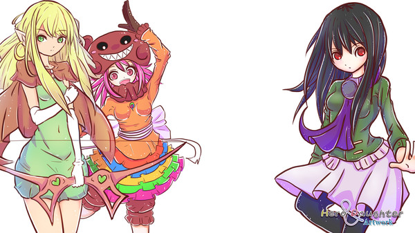 RPG Maker VX Ace - Hero & Daughter Artwork