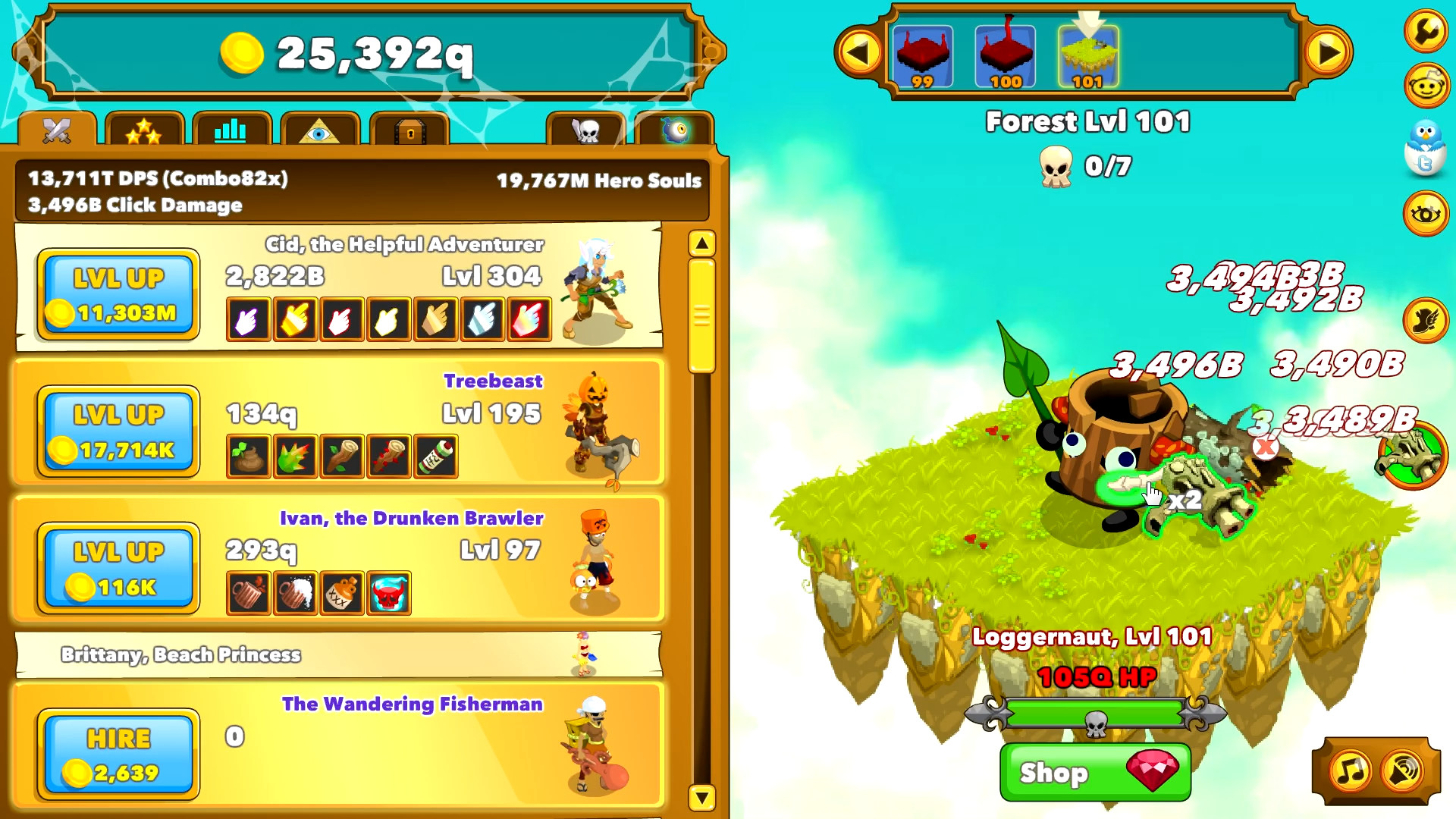 Clicker Heroes: Zombie Auto Clicker в Steam