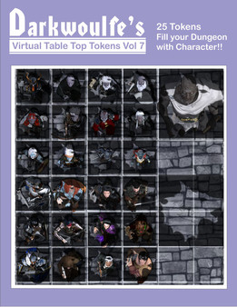 Fantasy Grounds - Top-Down Tokens - Darkwoulfe's Token Pack Vol 7 for steam Fantasy Grounds - Top-Down Tokens - Darkwoulfe's Token Pack Vol 7 for steam