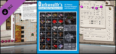 Fantasy Grounds - Top-Down Tokens - Darkwoulfe's Token Pack Vol 8 banner image