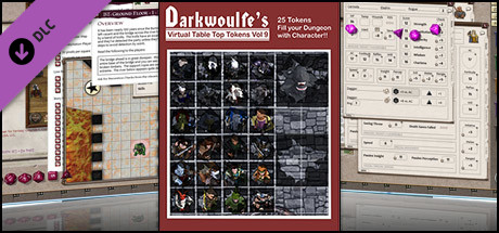 Fantasy Grounds - Top-Down Tokens - Darkwoulfe's Token Pack Vol 9 banner image