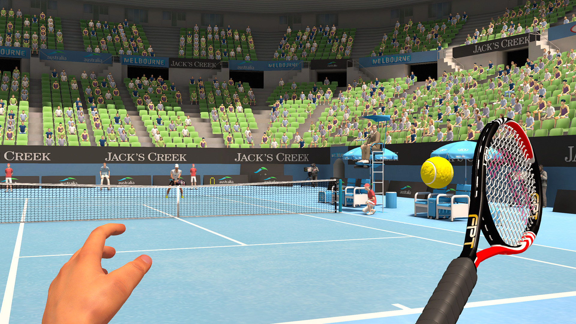 virtual reality tennis