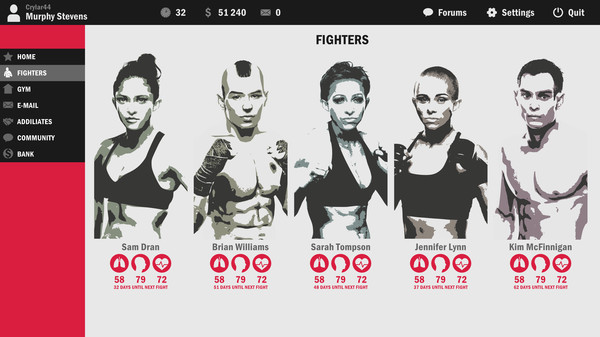 скриншот Ultimate Fight Manager 2016 0