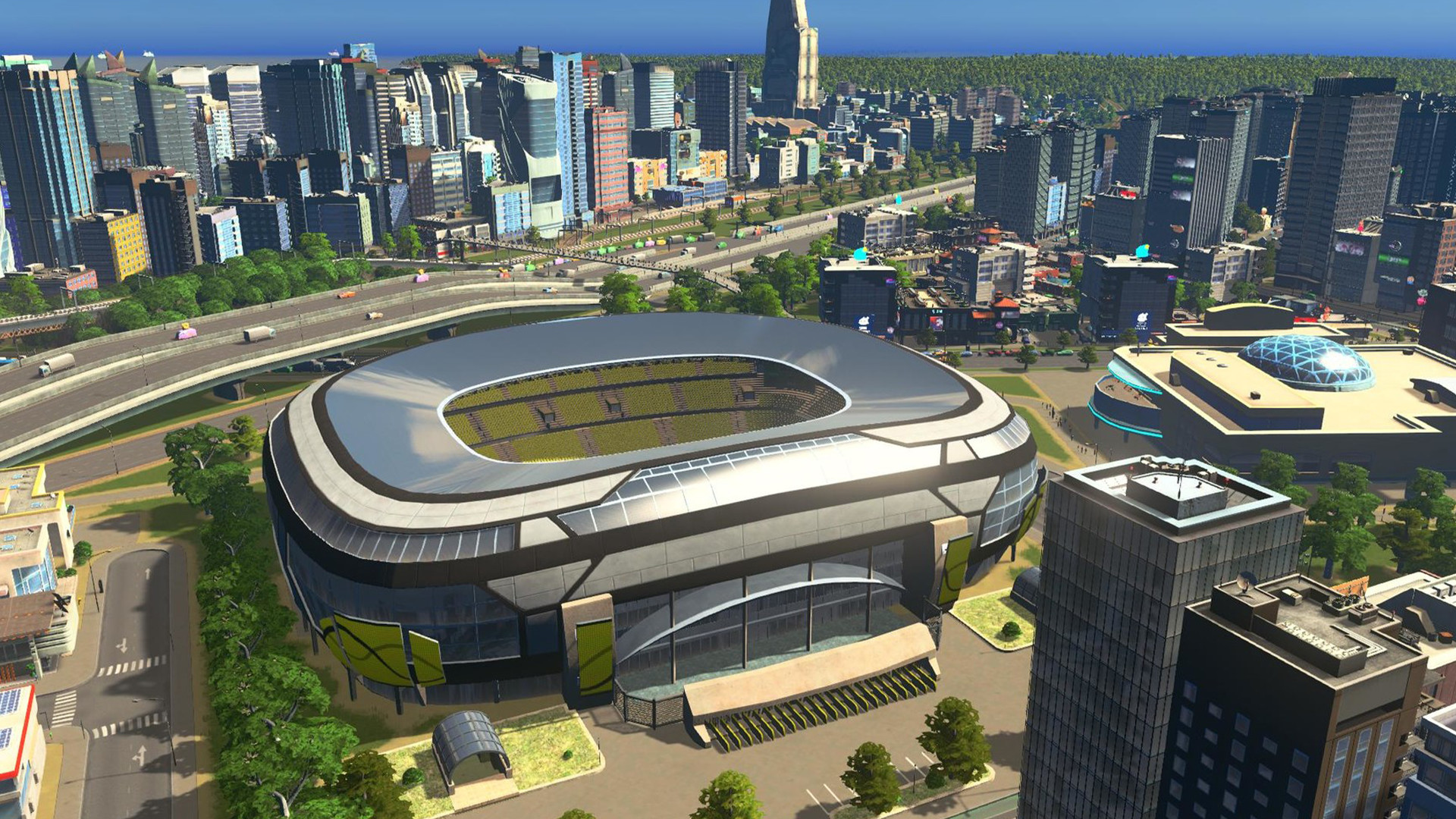 Cities: Skylines (Steam) - Rendering issue Sports Venues DLC pack