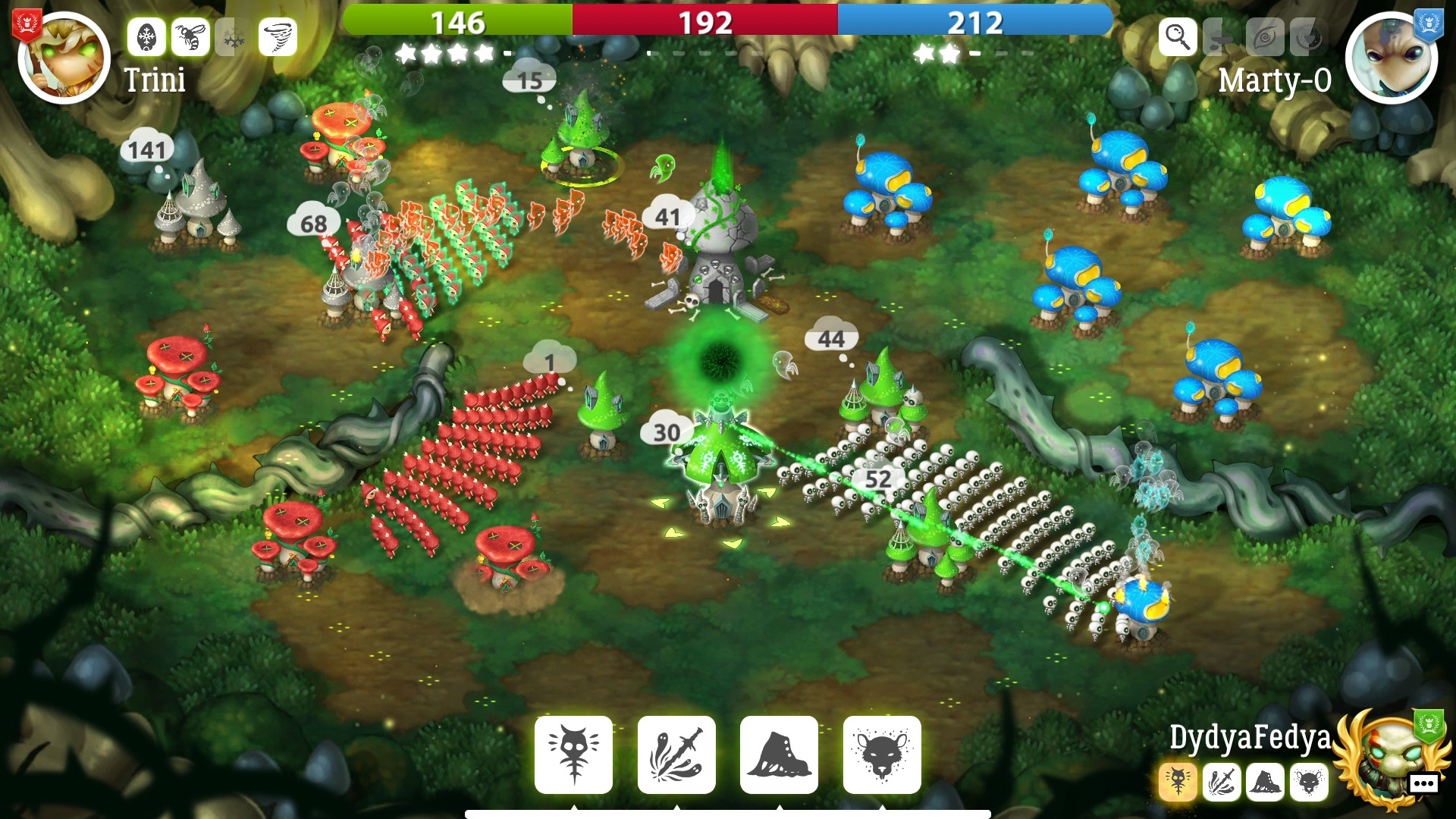 mushroom wars 2 - Como lanzar tropas como un profesional para