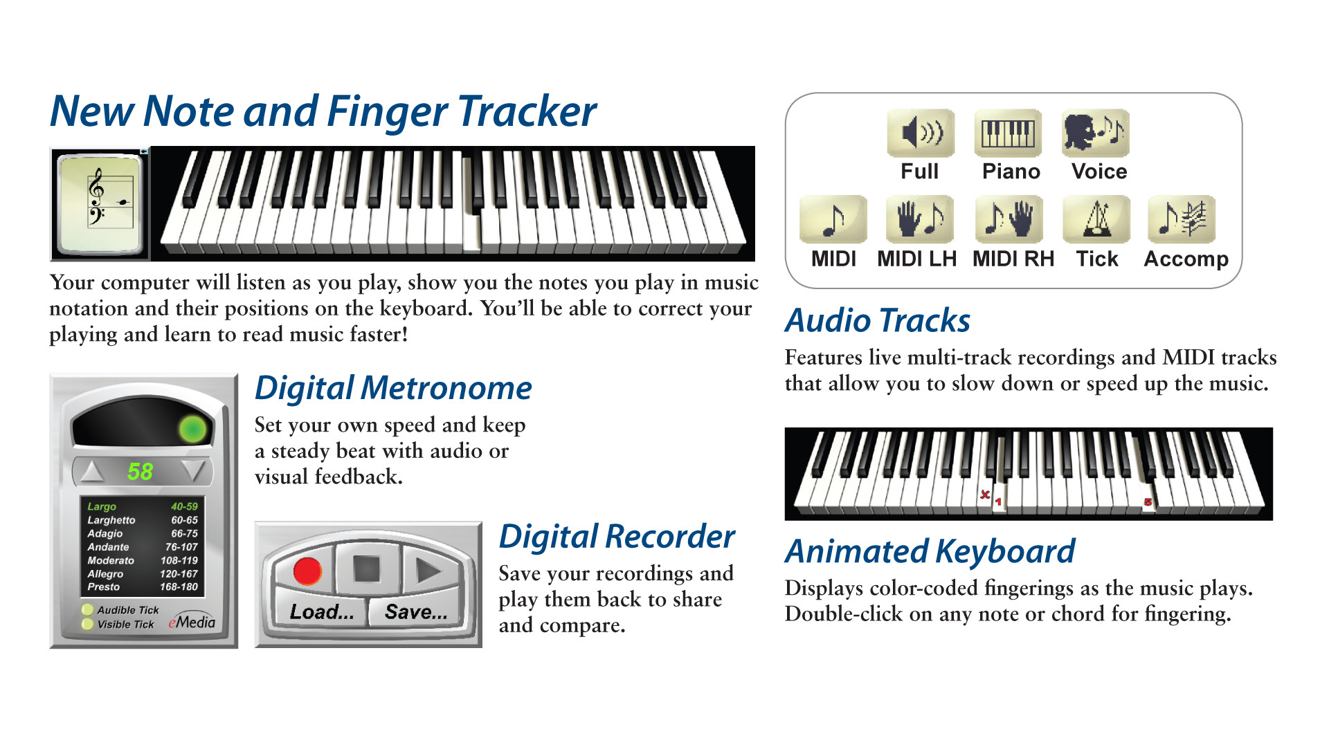 emedia piano and keyboard basics director player error