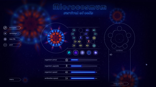 скриншот Microcosmum: survival of cells - Campaign  &quot;New life&quot; 3