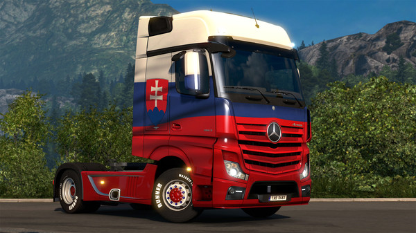 скриншот Euro Truck Simulator 2 - Slovak Paint Jobs Pack 0