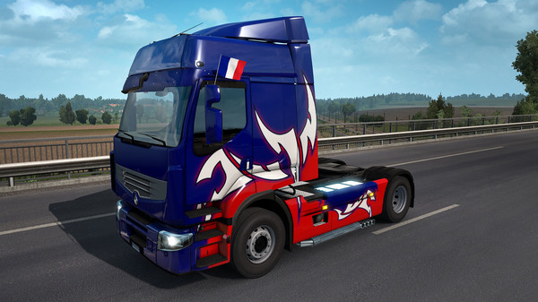 скриншот Euro Truck Simulator 2 - National Window Flags 5