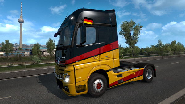 скриншот Euro Truck Simulator 2 - National Window Flags 1