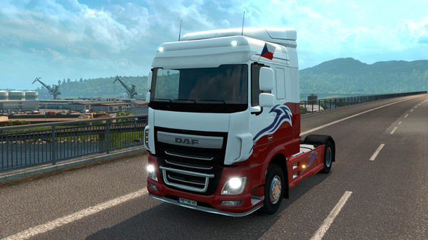 скриншот Euro Truck Simulator 2 - National Window Flags 3
