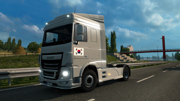 скриншот Euro Truck Simulator 2 - South Korean Paint Jobs Pack 4