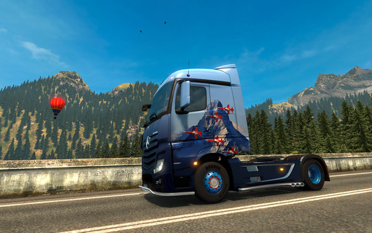 скриншот Euro Truck Simulator 2 - Swiss Paint Jobs Pack 4