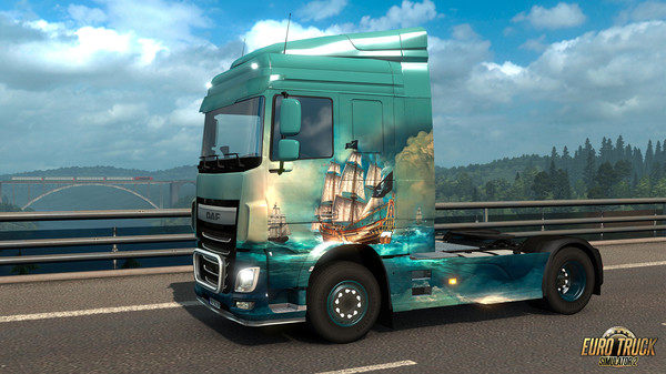 скриншот Euro Truck Simulator 2 - Pirate Paint Jobs Pack 1